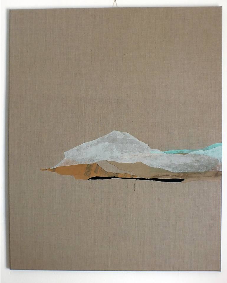 Original Abstract Landscape Collage by Marilina Marchica