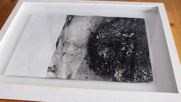 Original Abstract Landscape Drawing by Marilina Marchica