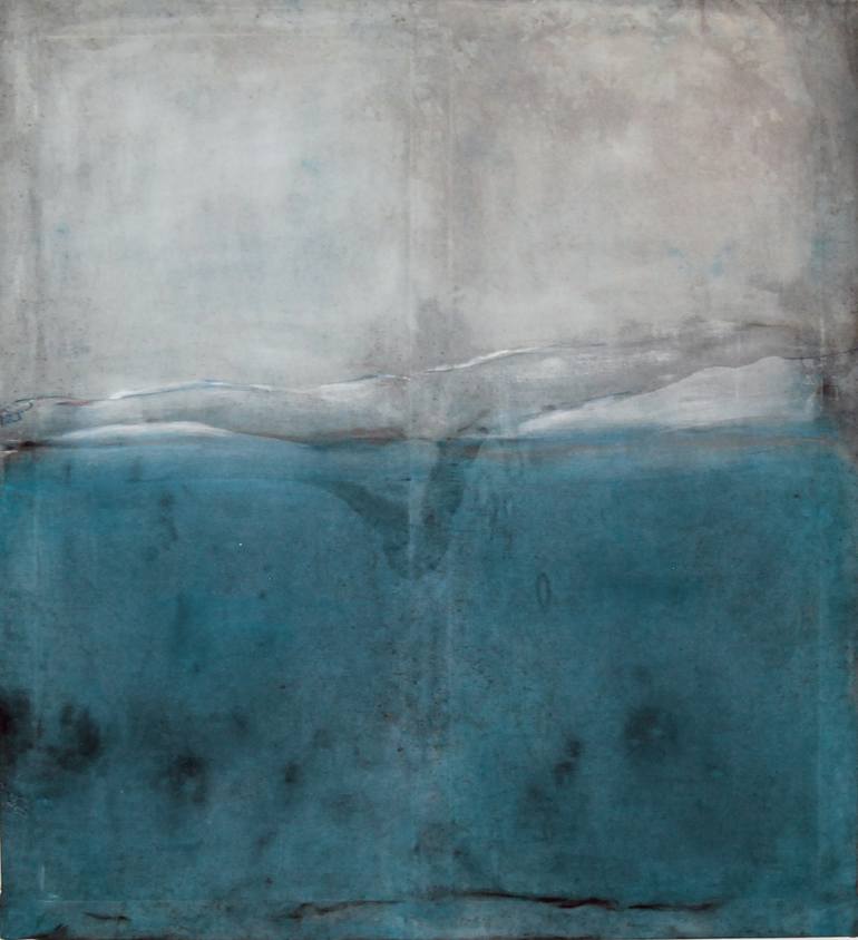 Original Abstract Landscape Painting by Marilina Marchica