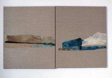 Print of Abstract Landscape Collage by Marilina Marchica