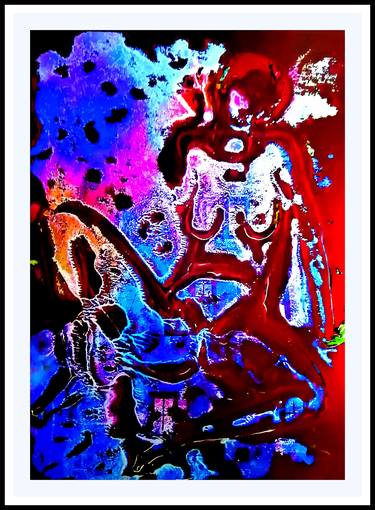 Original Erotic Mixed Media by remus-lucian stefan