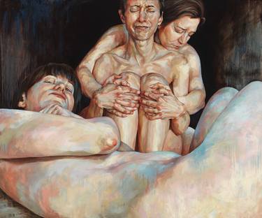 Original Figurative Nude Paintings by Joyce Polance