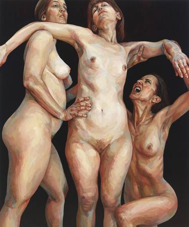 Print of Realism Nude Paintings by Joyce Polance