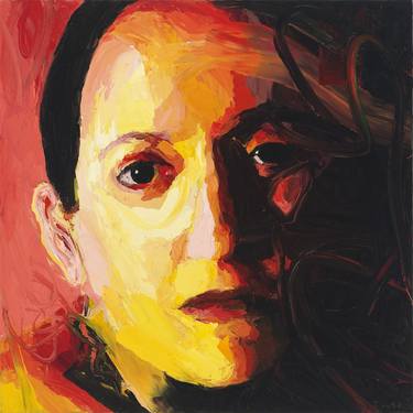 Print of Expressionism Portrait Paintings by Joyce Polance