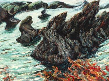 Original Expressionism Landscape Paintings by Joyce Polance