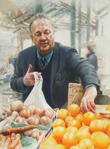 Original Realism Portrait Paintings by John Cooney