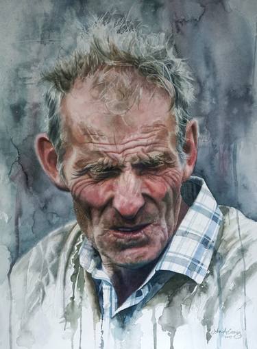 Original Realism People Paintings by John Cooney