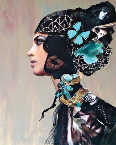 Print of Surrealism Fashion Collage by Rosalind San Felipe