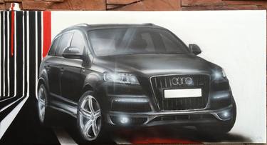 Original Photorealism Automobile Paintings by Rene Surda