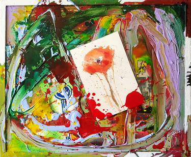 Print of Abstract Expressionism Love Collage by Hans Simtanda Caspersen