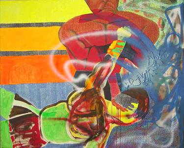 Print of Abstract Expressionism Sports Paintings by Hans Simtanda Caspersen