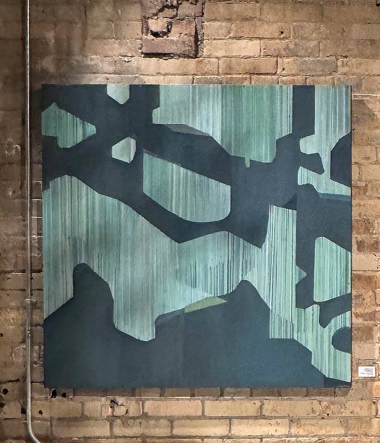 Original Conceptual Abstract Painting by Kathleen Finlay
