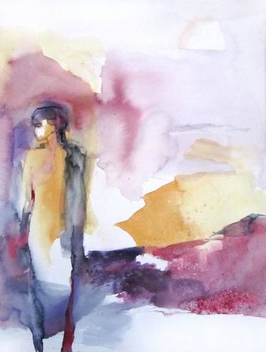 Original Abstract Expressionism Women Paintings by Sylvia Baldeva