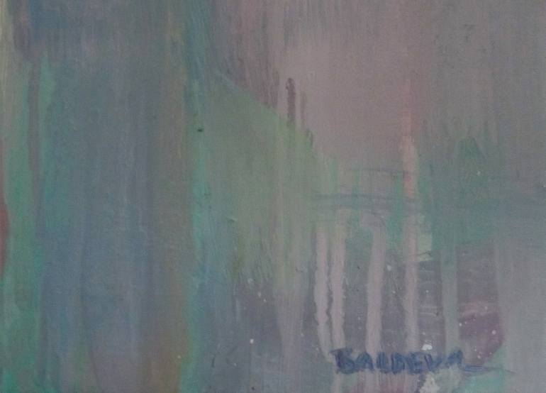 Original Expressionism Landscape Painting by Sylvia Baldeva