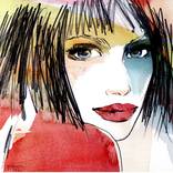 Red lips by Sylvia Baldeva