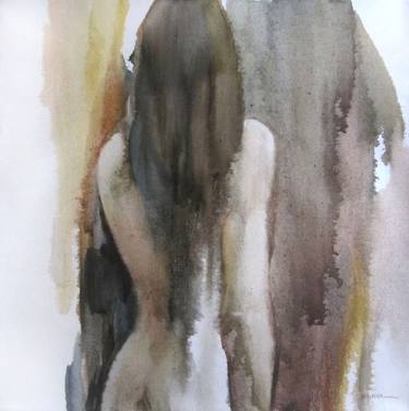 Nude's back - oil on canvas thumb