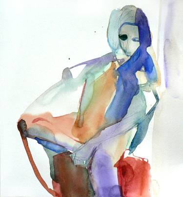 Resting - watercolor thumb