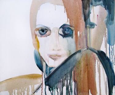 Original Expressionism People Paintings by Sylvia Baldeva