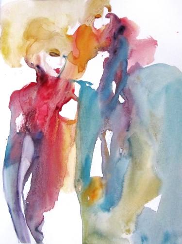 Print of Abstract Expressionism Fashion Paintings by Sylvia Baldeva