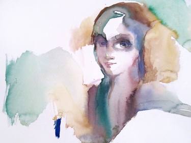 Original Expressionism Portrait Paintings by Sylvia Baldeva