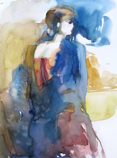 Print of Expressionism Women Paintings by Sylvia Baldeva