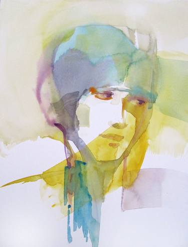 Print of Expressionism Portrait Paintings by Sylvia Baldeva