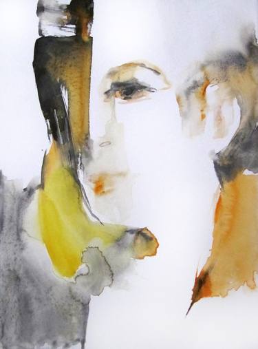 Original Abstract Expressionism Portrait Paintings by Sylvia Baldeva