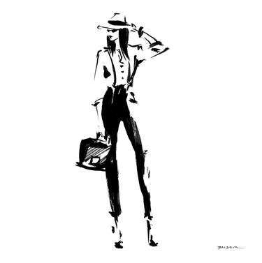 Original Fashion Drawings by Sylvia Baldeva