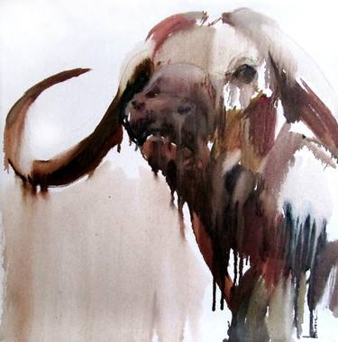 Bull - oil on canvas thumb