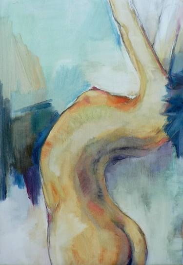 Print of Expressionism Nude Paintings by Sylvia Baldeva