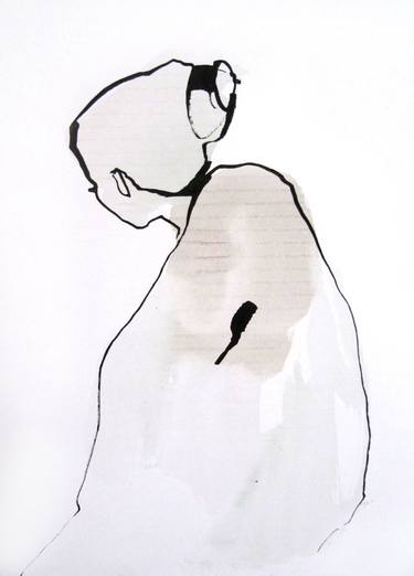 Original Women Drawings by Sylvia Baldeva