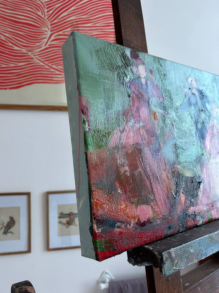 Original Impressionism Music Painting by Fanny Nushka