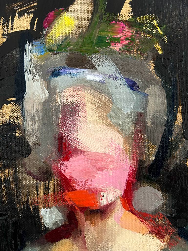 Original Classicism Women Painting by Fanny Nushka