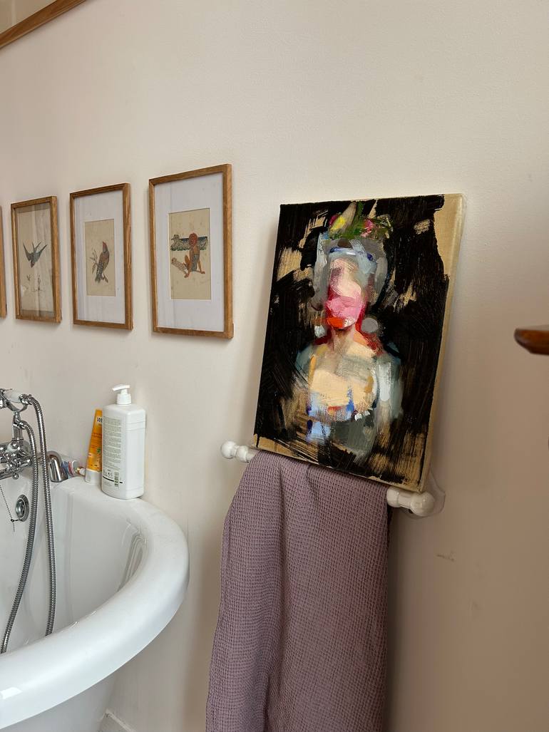Original Classicism Women Painting by Fanny Nushka