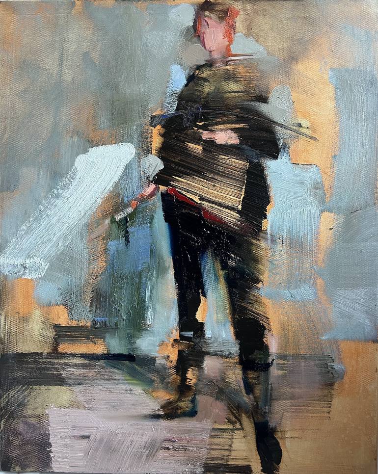Original Impressionism People Paintings by Fanny Nushka