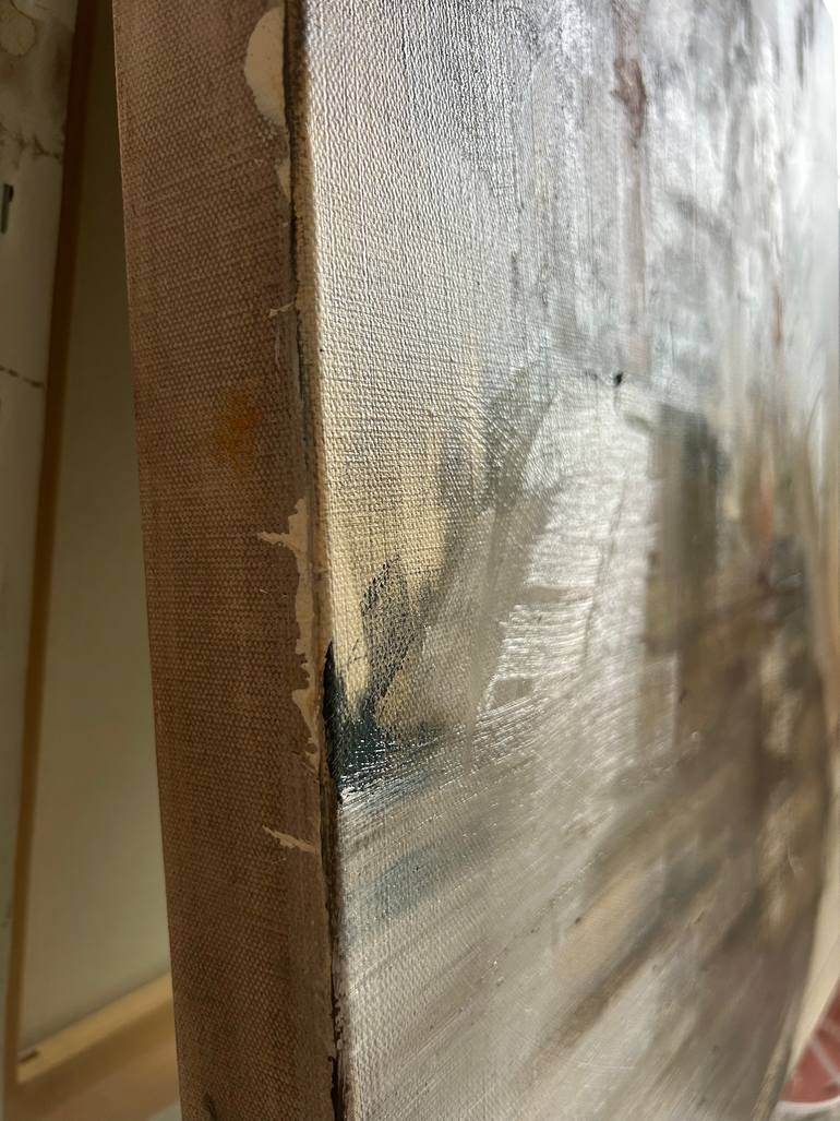 Original Neoclassicism Architecture Painting by Fanny Nushka