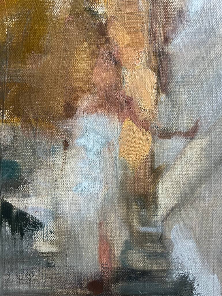 Original Neoclassicism Architecture Painting by Fanny Nushka