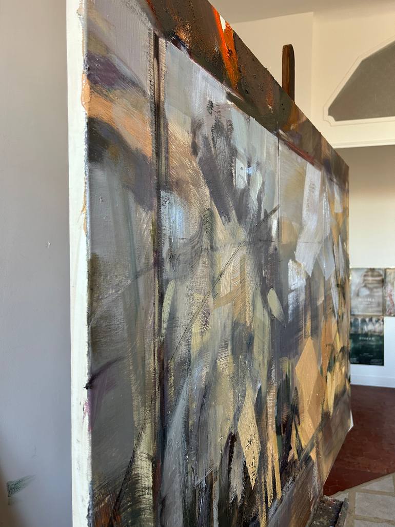 Original Abstract Expressionism Abstract Painting by Fanny Nushka