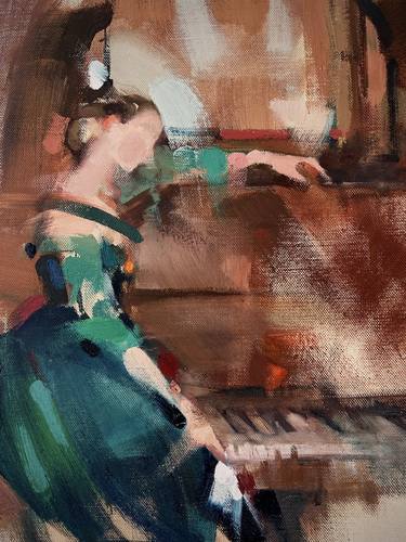 Original Figurative Women Painting by Fanny Nushka