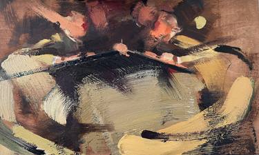 Original Abstract People Painting by Fanny Nushka