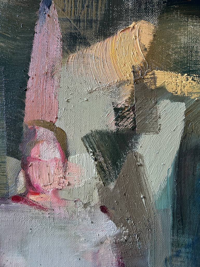 Original Abstract Expressionism Women Painting by Fanny Nushka