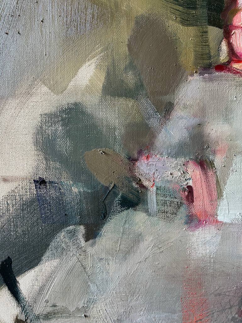 Original Abstract Expressionism Women Painting by Fanny Nushka