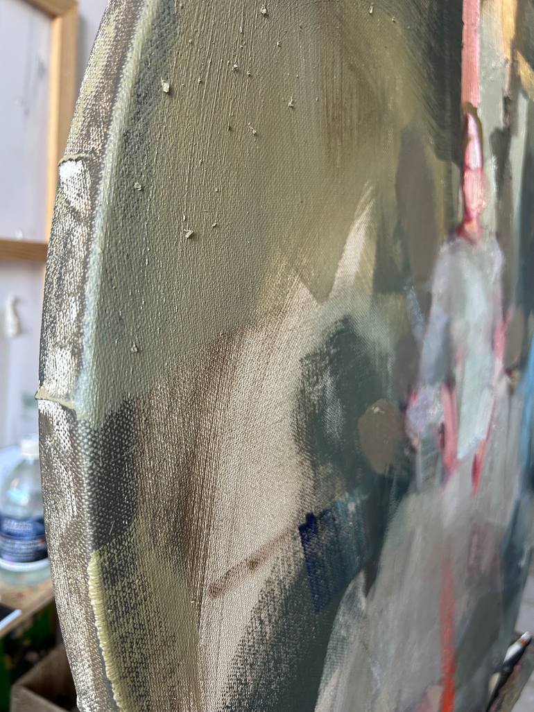 Original Abstract Expressionism Women Painting by Fanny Nushka