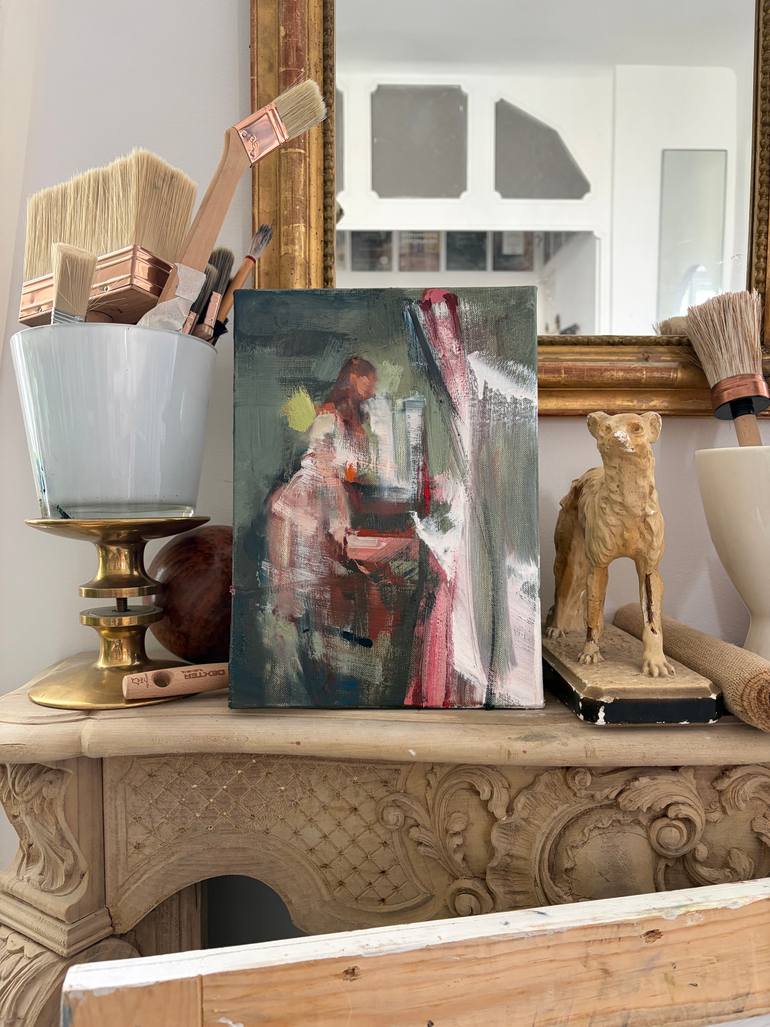 Original Neoclassicism Women Painting by Fanny Nushka