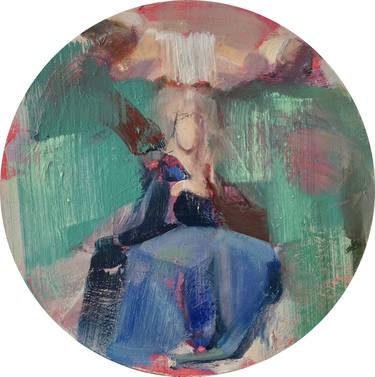 Saatchi Art Artist Fanny Nushka; Paintings, “La Belle Blue, d'après Vélasquez” #art