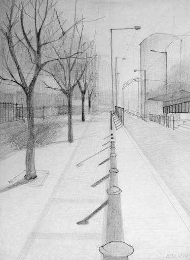 Original Fine Art Architecture Drawings by Nina Beslic