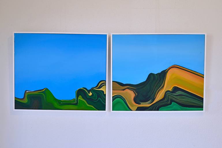Original Figurative Landscape Painting by Nina Beslic