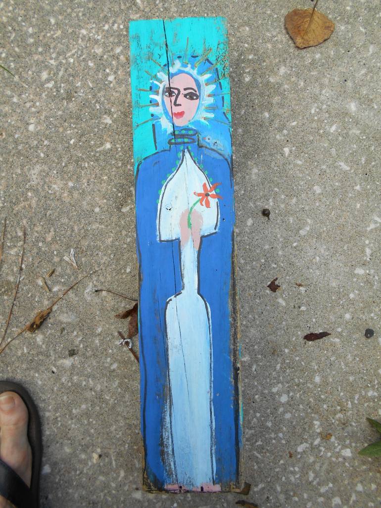 Original Folk Religion Sculpture by Sara Morsey