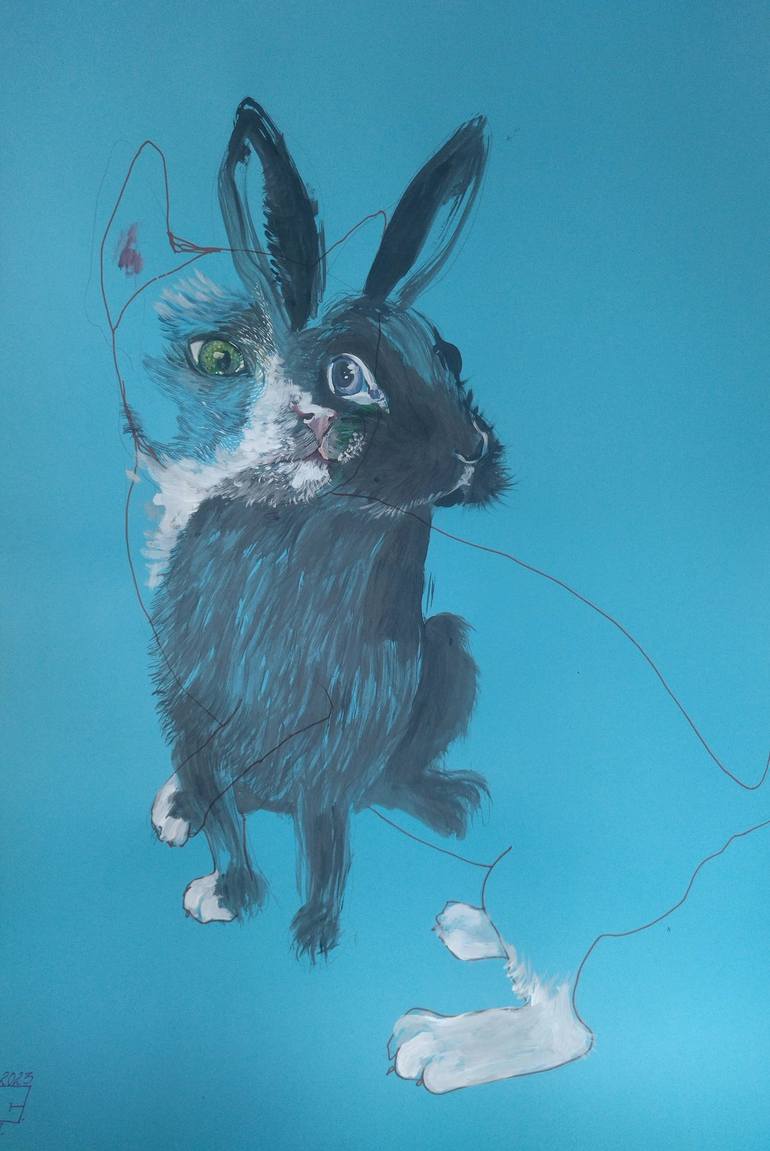 Original Illustration Animal Drawings by Olga Gál