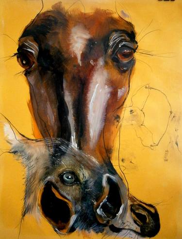 Original Animal Paintings by Olga Gál